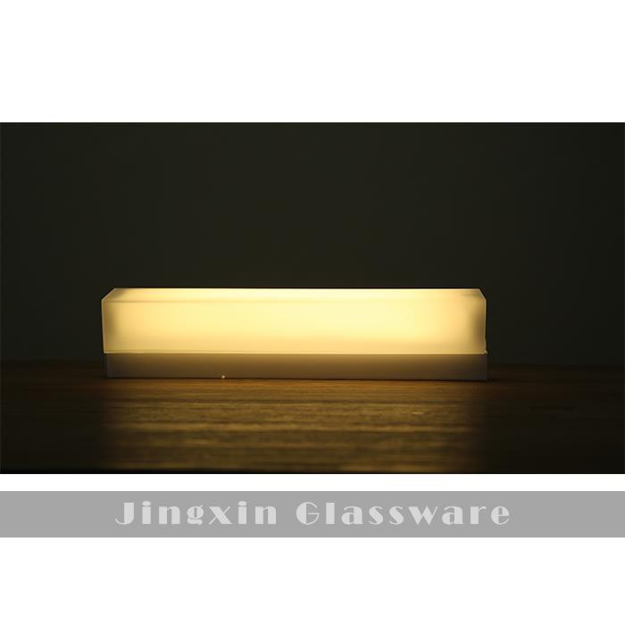 Opal Matte Rectangle Glass Lamp Shade Replacement